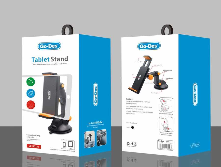 Go-Des GD-HD706 Araç Telefon ve Tablet Tutucu - 2 Go-Des GD-HD706 Araç Telefon ve Tablet Tutucu - 2